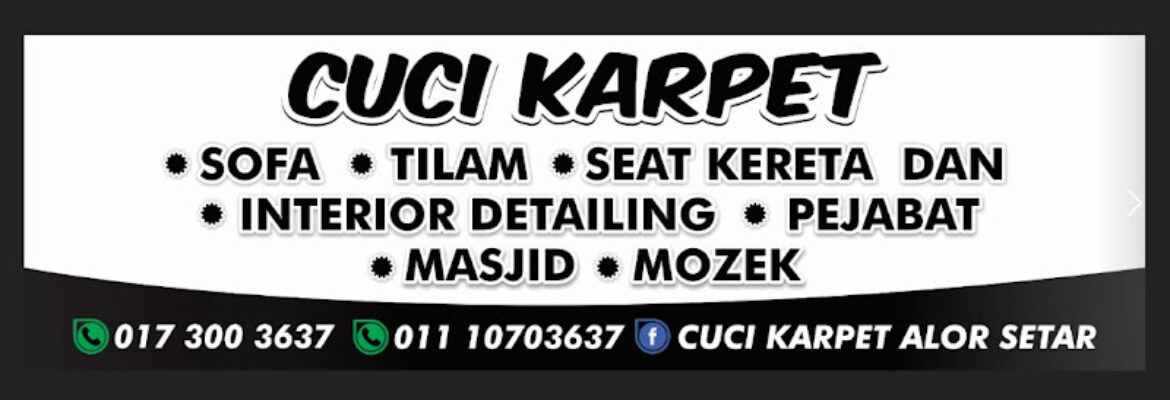 Cuci Karpet Alor Setar