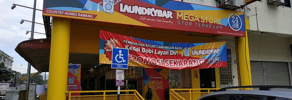 LaundryBar Self Service Laundry Mega Store Country Homes Rawang