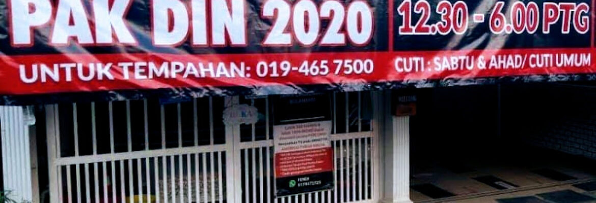 Gerai Kuih Pak Din 2020