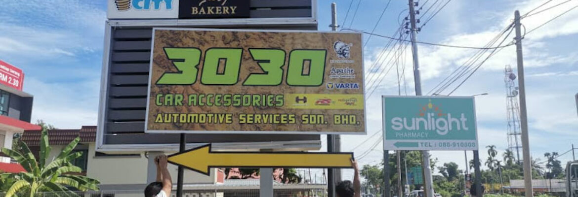 3030 CAR ACCESSORIES AUTOMOTIVE SERVICES