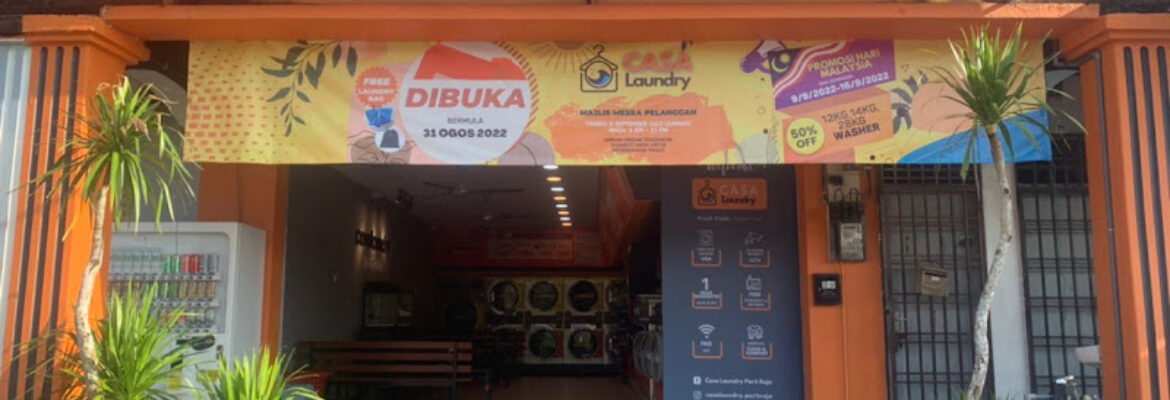 24 Hours CASA Laundry Parit Raja