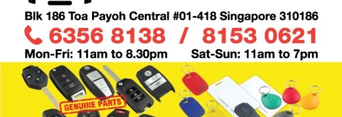 ToaPayoh Car Key Specialist Singapore