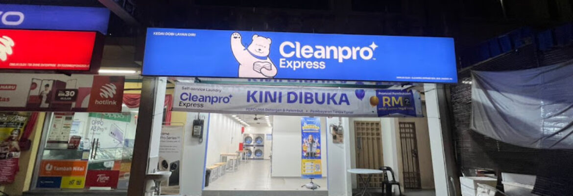 Cleanpro Express Self Service Laundry – Taman Bukit Panchor