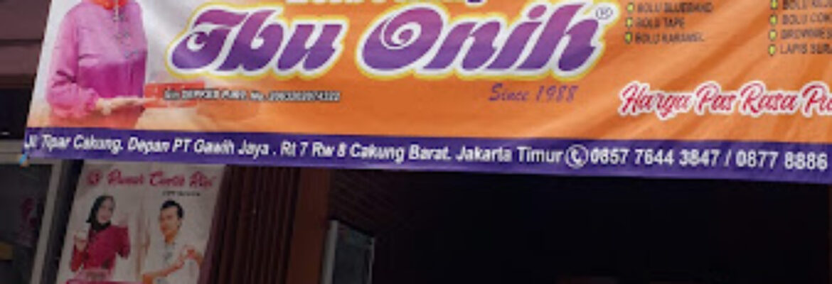 Toko bolu pisang ibu onih bekasi