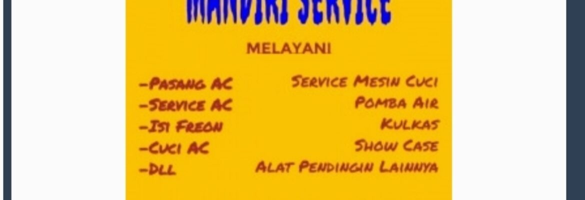 Mandiri Service